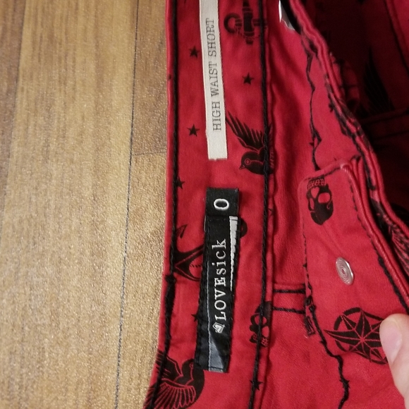 💀Lovesick shorts!💀 size 0 - Picture 5 of 6